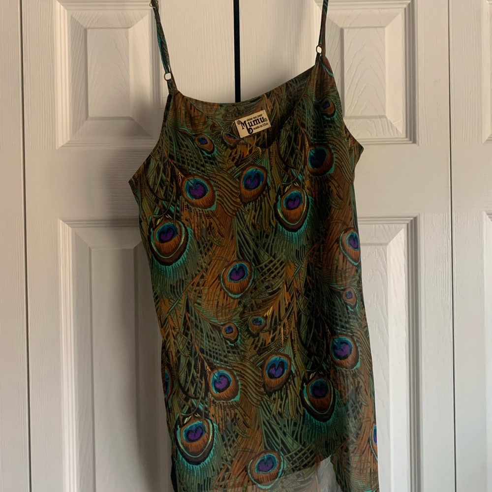 Show Me Your Mumu Peacock Tank